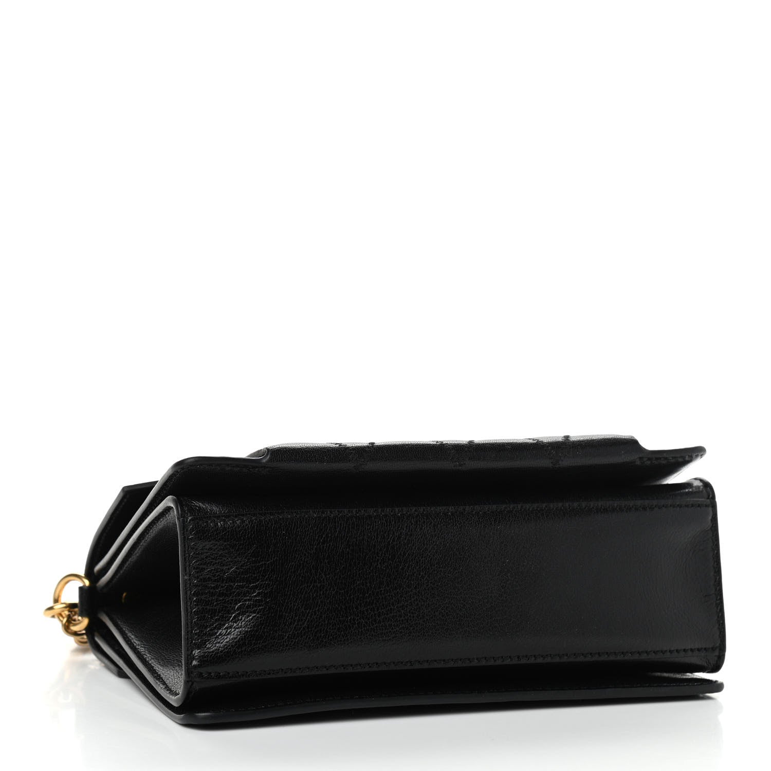 Givenchy Goatskin Quilted Small GV3 Shoulder Bag Black 3 of 9