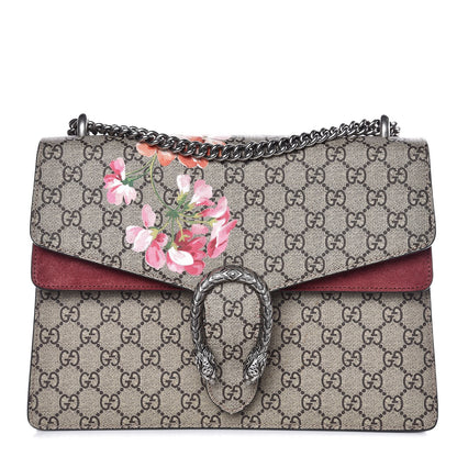 Gucci GG Supreme Monogram Blooms Medium Dionysus Shoulder Bag Beige Multicolor Dry Rose 1 of 7