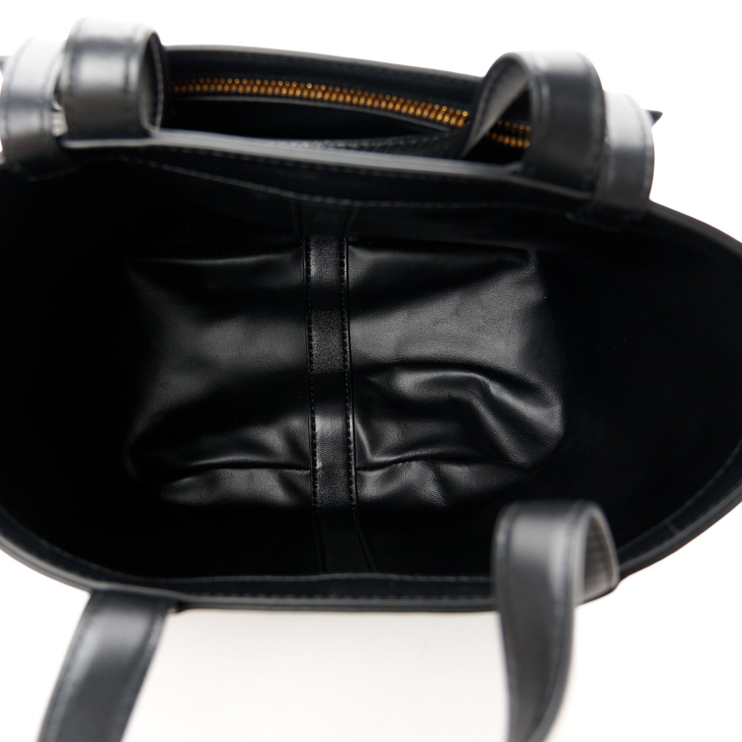 Nappa Intrecciato Small Flip Flap Tote Black