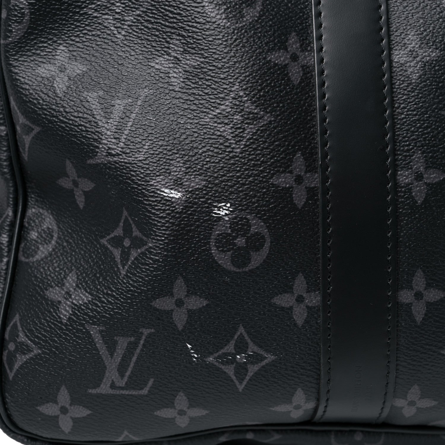 Louis Vuitton Monogram Eclipse Keepall Bandouliere 55 19 of 25