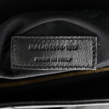 Saint Laurent Lambskin Matelasse Monogram Medium Niki Chain Satchel Black 7 of 10