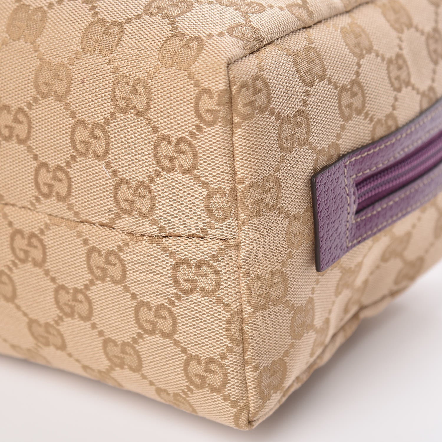 Gucci Monogram Large Balthus Cosmetic Pouch Purple 9 of 11