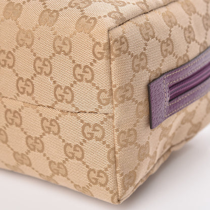 Gucci Monogram Large Balthus Cosmetic Pouch Purple 9 of 11