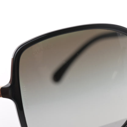 Chanel Lambskin Square Chain Sunglasses 5210-Q Black 9 of 10