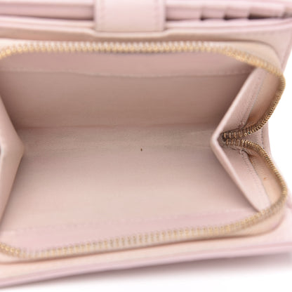 Christian Dior Lambskin Cannage Lady Dior Eden Wallet Pink 10 of 10