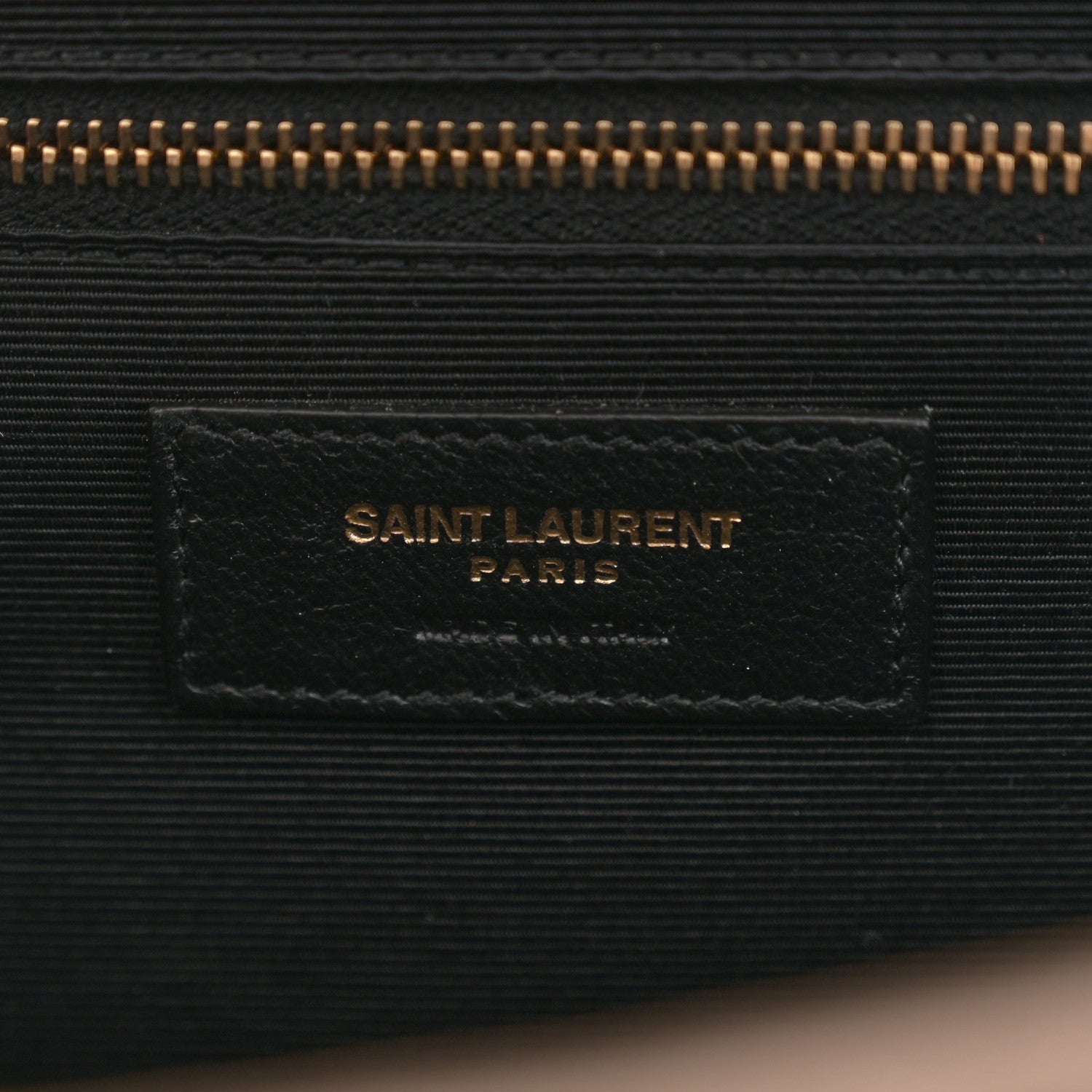 Saint Laurent Grain De Poudre Mixed Matelasse Large Triquilt Monogram Satchel Dark Beige 6 of 11