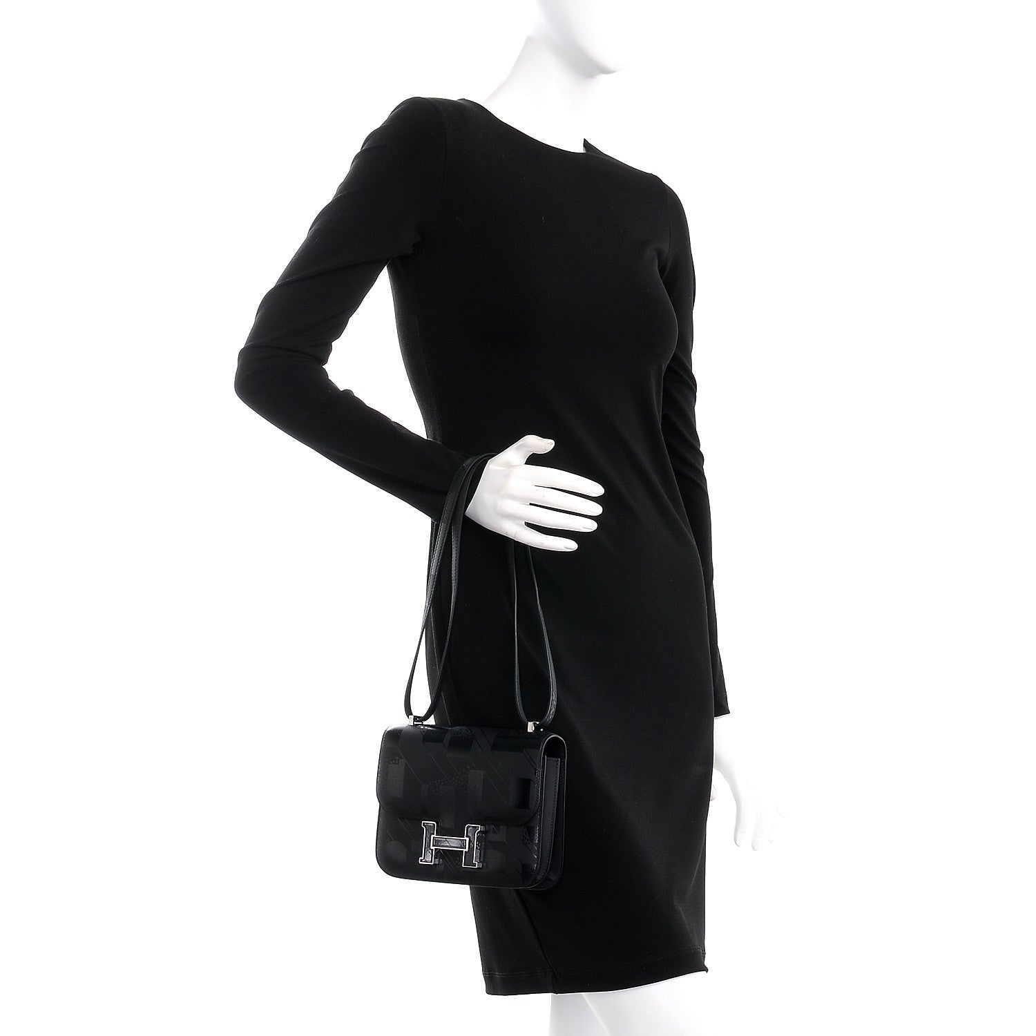 Hermes Sombrero On A Summer Day Constance 18 Black 3 of 10