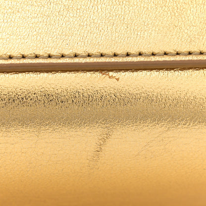 Saint Laurent Metallic Calfskin Nano Sac De Jour Gold 15 of 18