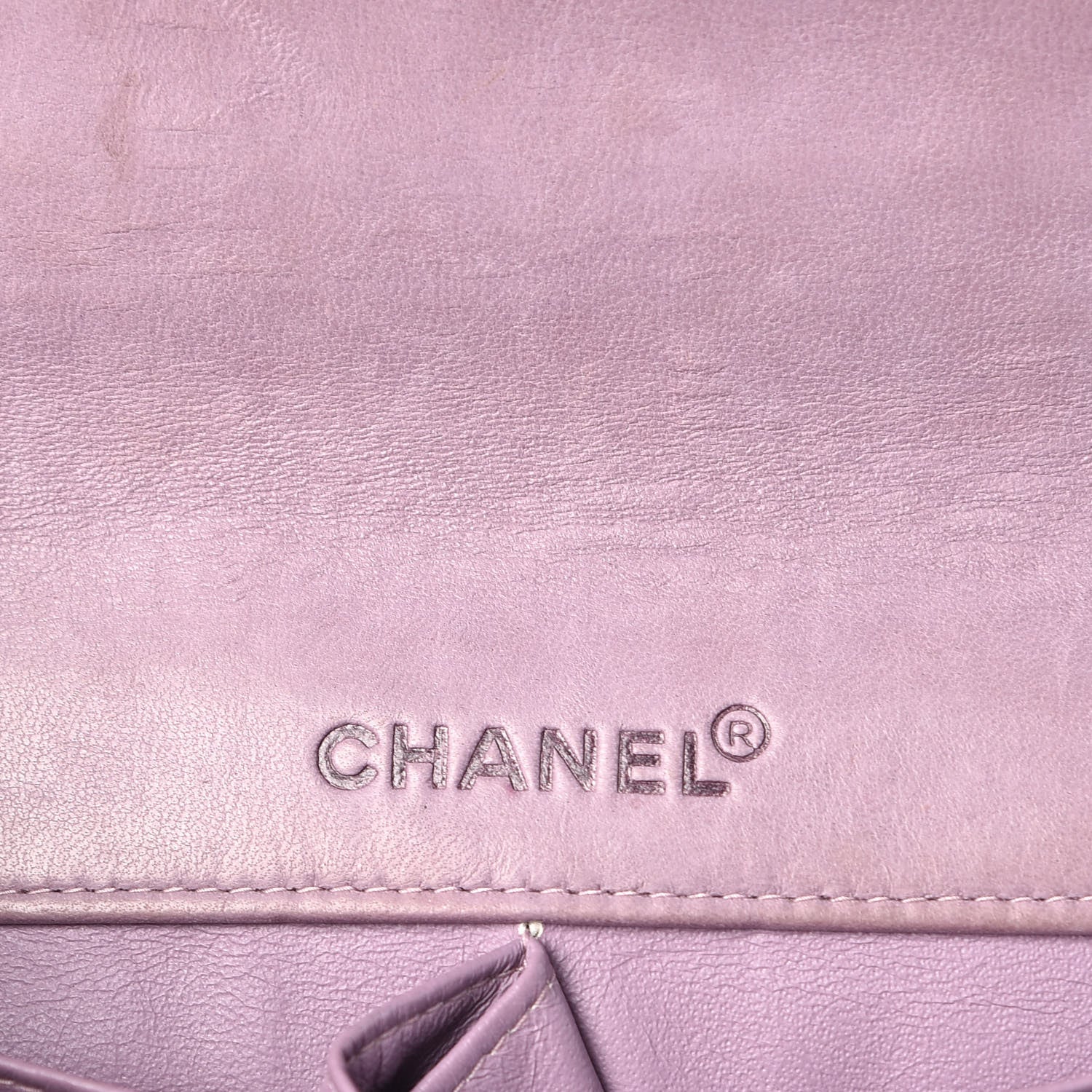 Chanel Patent Quilted East West Chocolate Bar Flap Light Purple 6 of 15