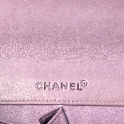 Chanel Patent Quilted East West Chocolate Bar Flap Light Purple 6 of 15