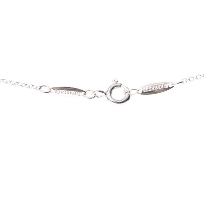 Tiffany Sterling Silver 12mm Elsa Peretti Cross Pendant Necklace 4 of 5