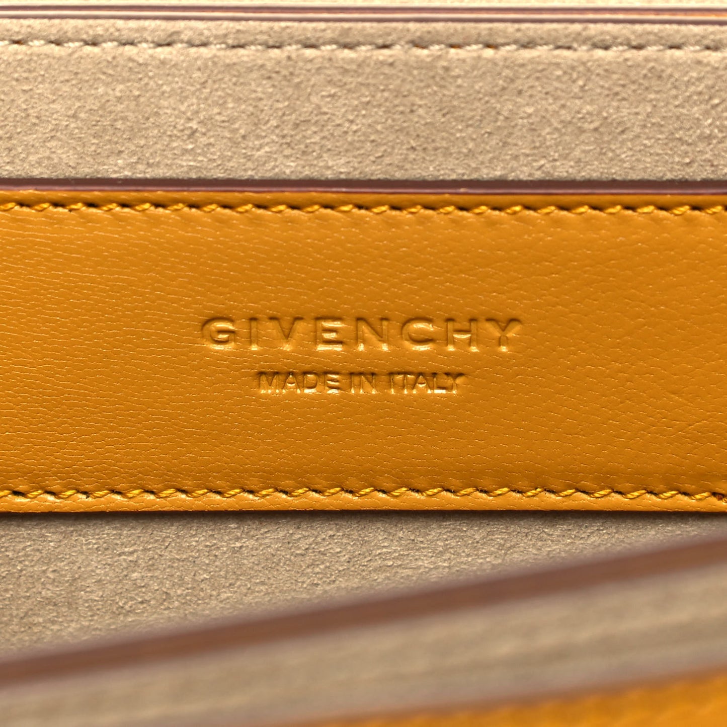 Goatskin Quilted Small GV3 Shoulder Bag Golden