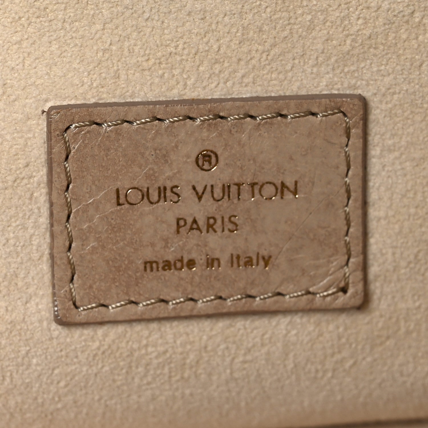Louis Vuitton Lambskin Olympe Nimbus GM Ecru 6 of 9