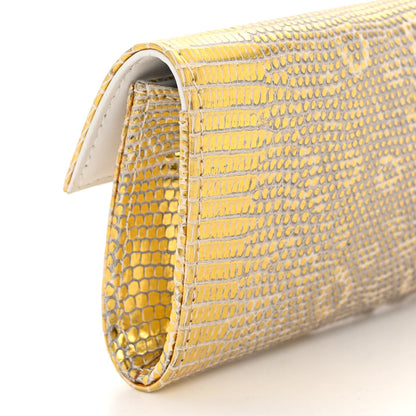 Chanel Lizard Pearl Evening Clutch Beige 12 of 12