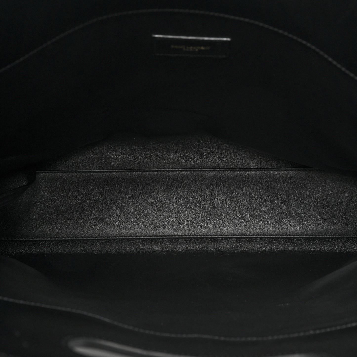 Suede All-Over Monogram Convertible Tote Black