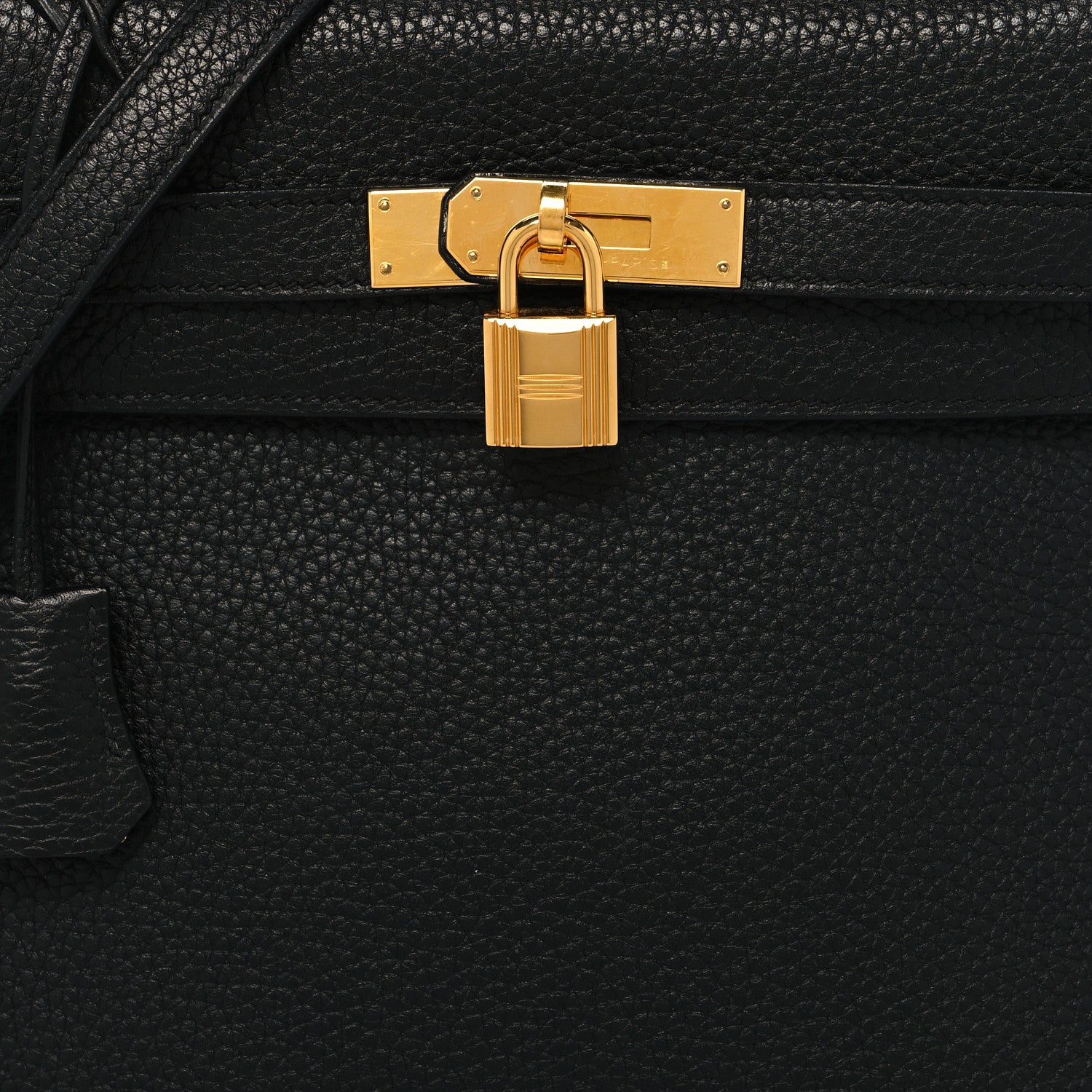 Hermes Taurillon Clemence Kelly Retourne 32 Black 8 of 10
