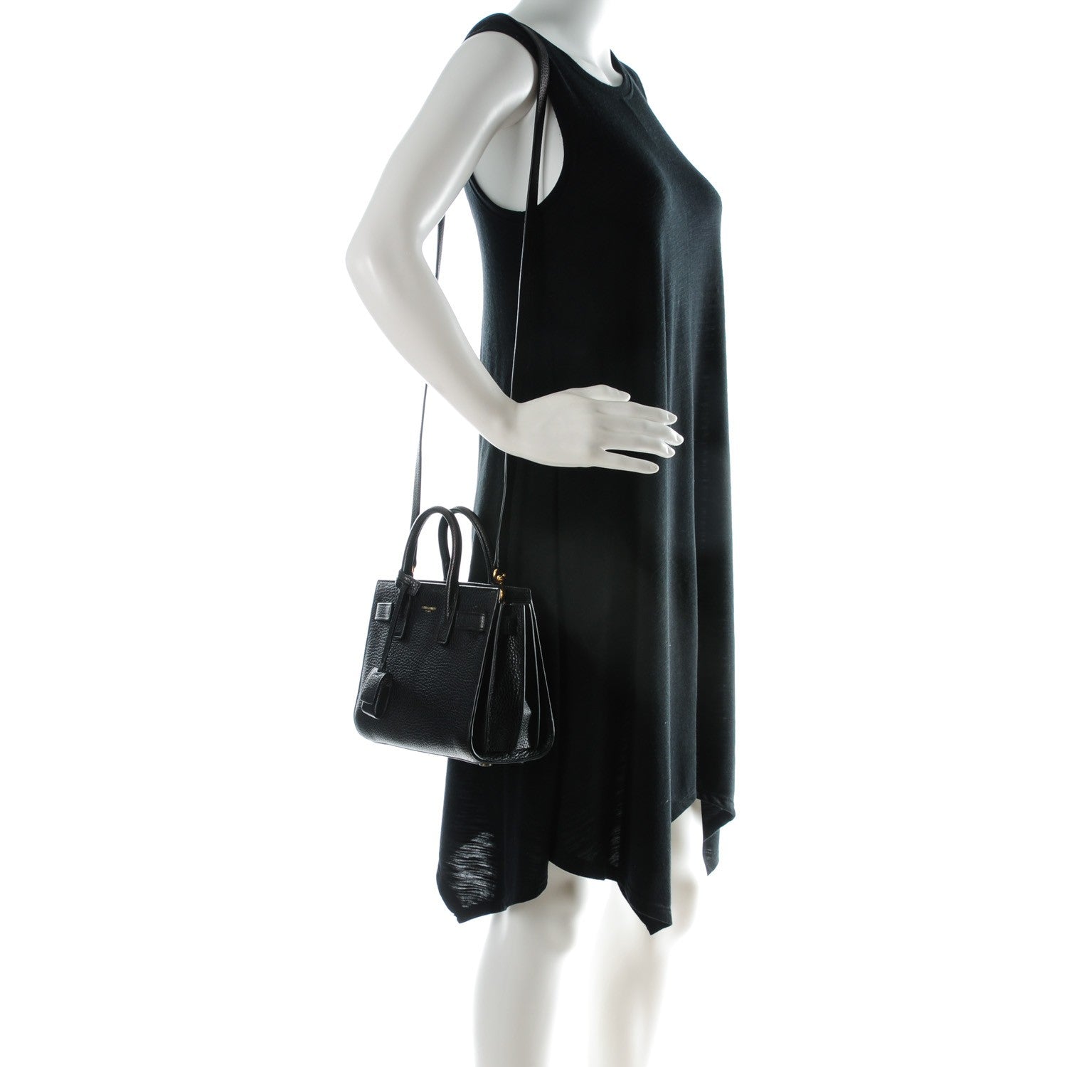 Saint Laurent Calfskin Nano Sac de Jour Black 2 of 6