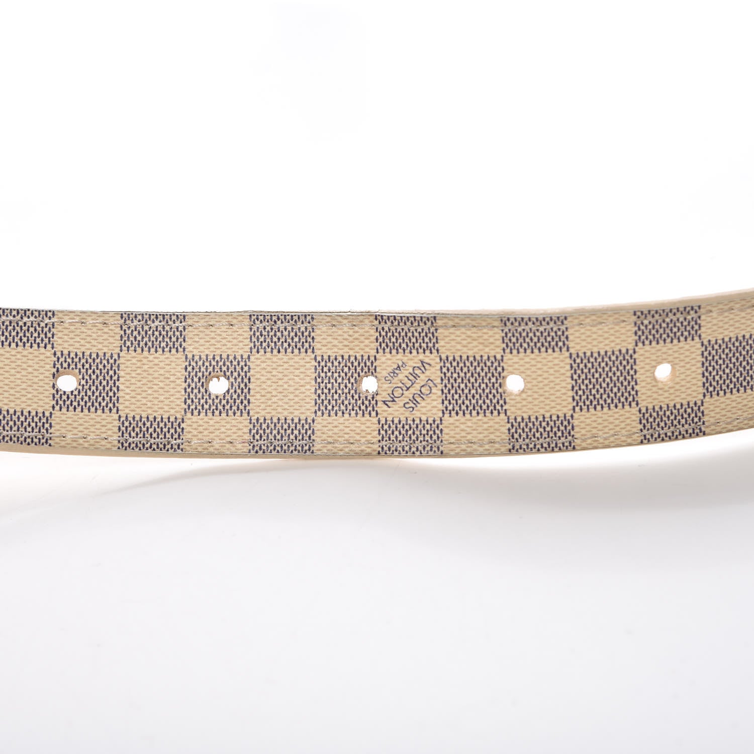 Louis Vuitton Damier Azur 25mm Belt 80 32 7 of 13