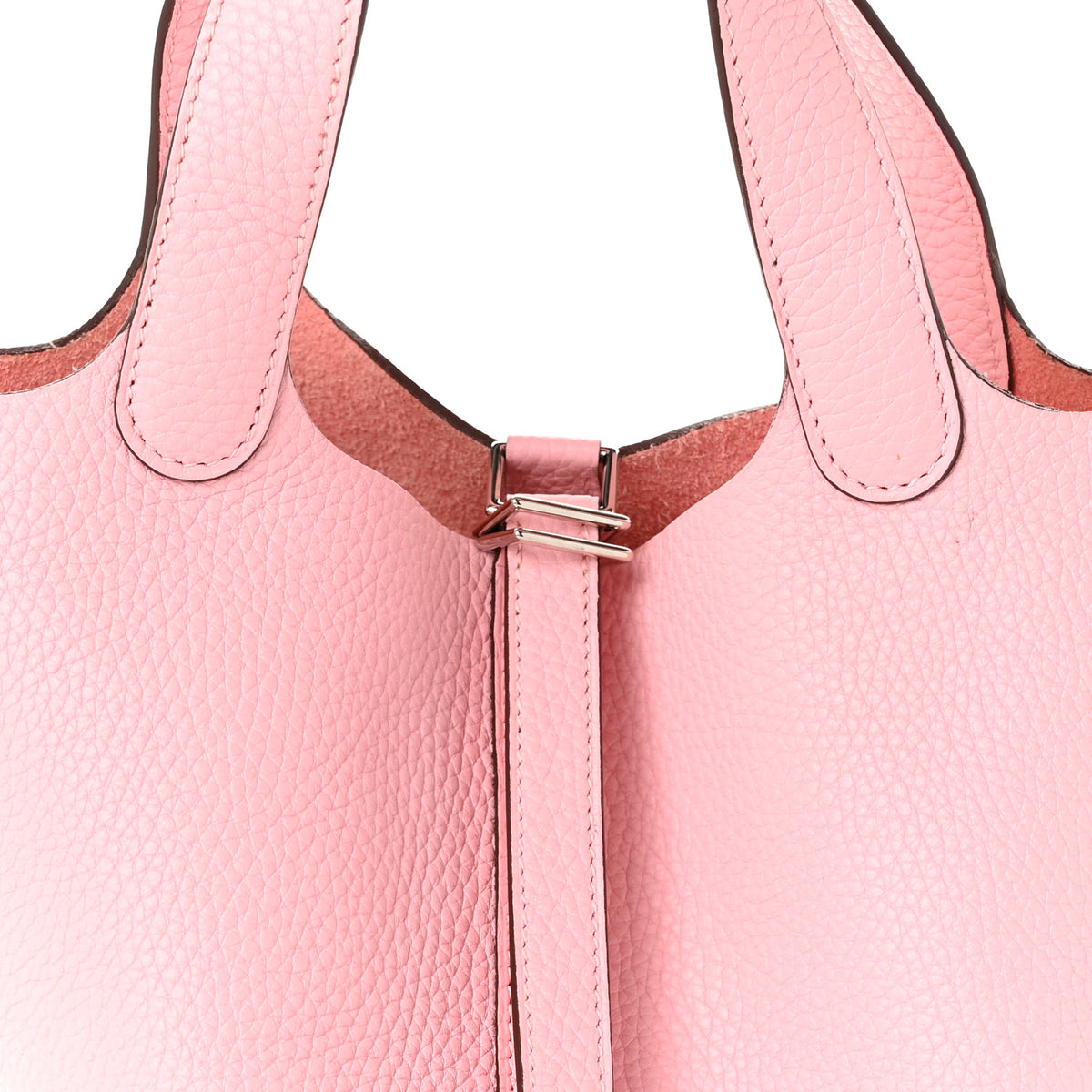 Hermes Taurillon Clemence Picotin Lock 18 PM Rose Sakura 8 of 12
