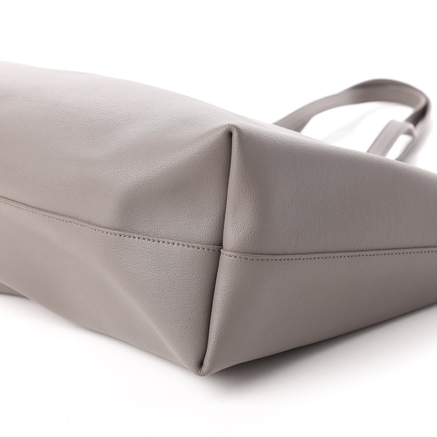 Calfskin Large Shopping Tote Earth