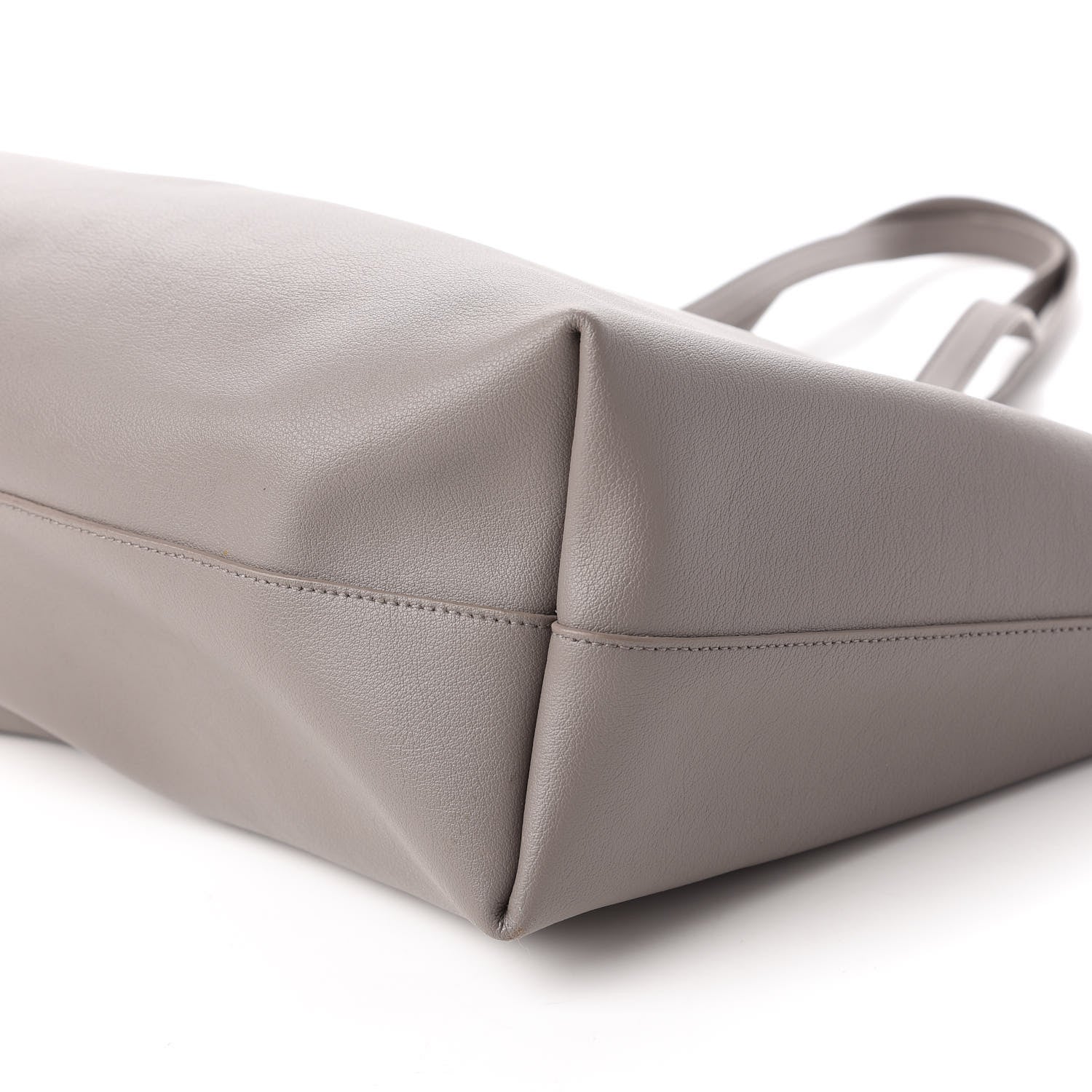 Saint Laurent Calfskin Large Shopping Tote Earth 7 of 12