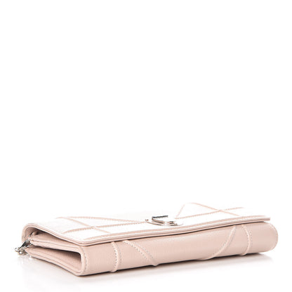 Christian Dior Grained Calfskin Diorama Croisiere Chain Wallet Rose Poudre 4 of 12