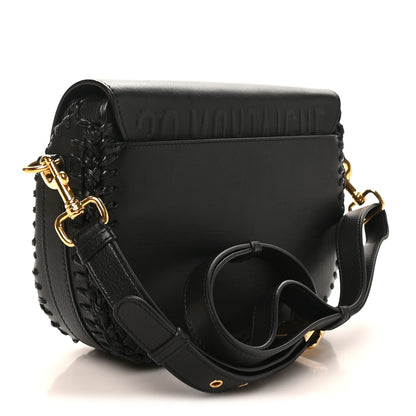 Christian Dior Grained Calfskin Medium Whipstitched Bobby Bag Black 3 of 9