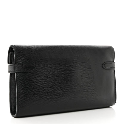 Hermes Epsom Kelly Longue Wallet Black 3 of 9