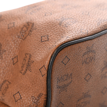 MCM Visetos Shopper Tote Cognac 9 of 18