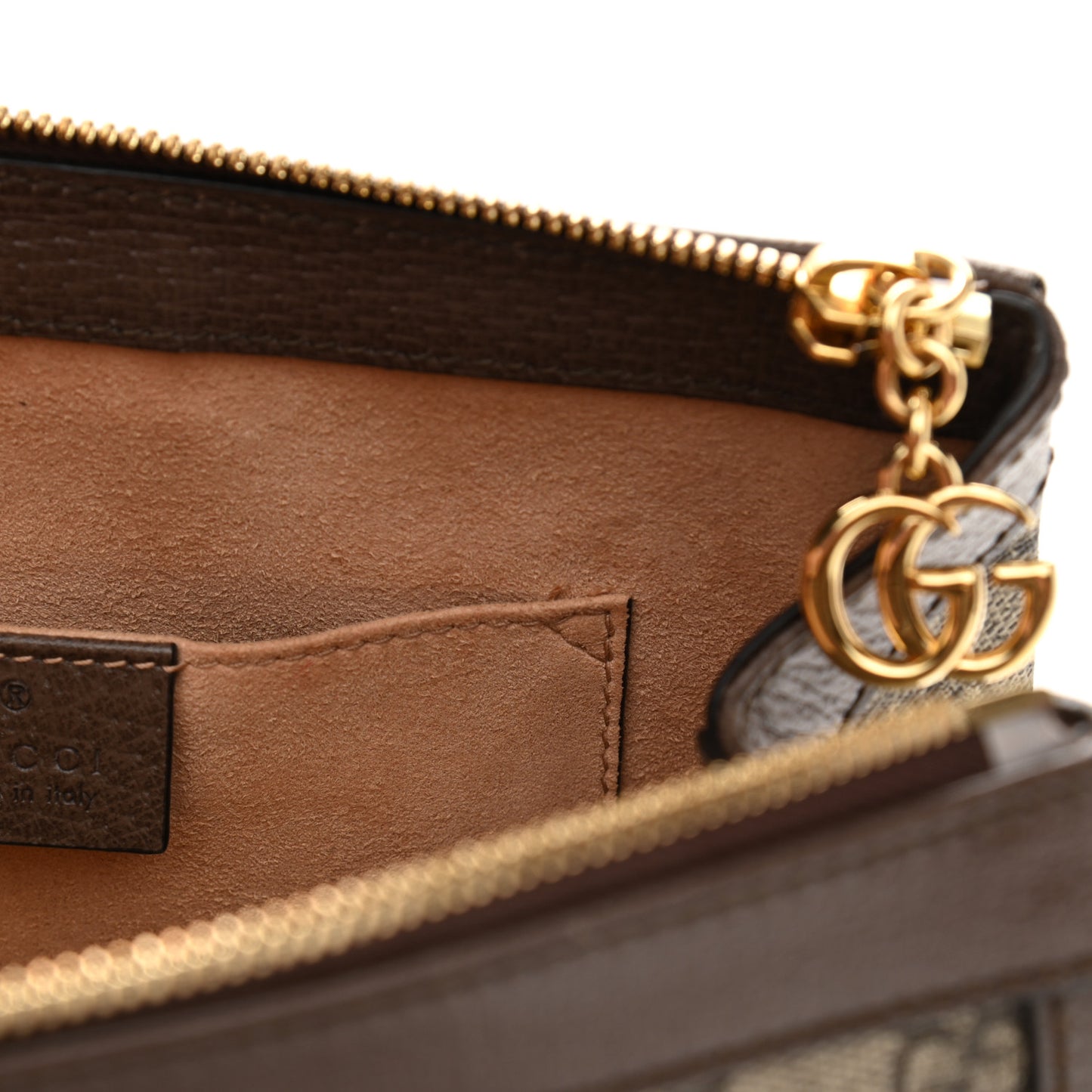 GG Supreme Monogram Small Ophidia Tote Bag Brown