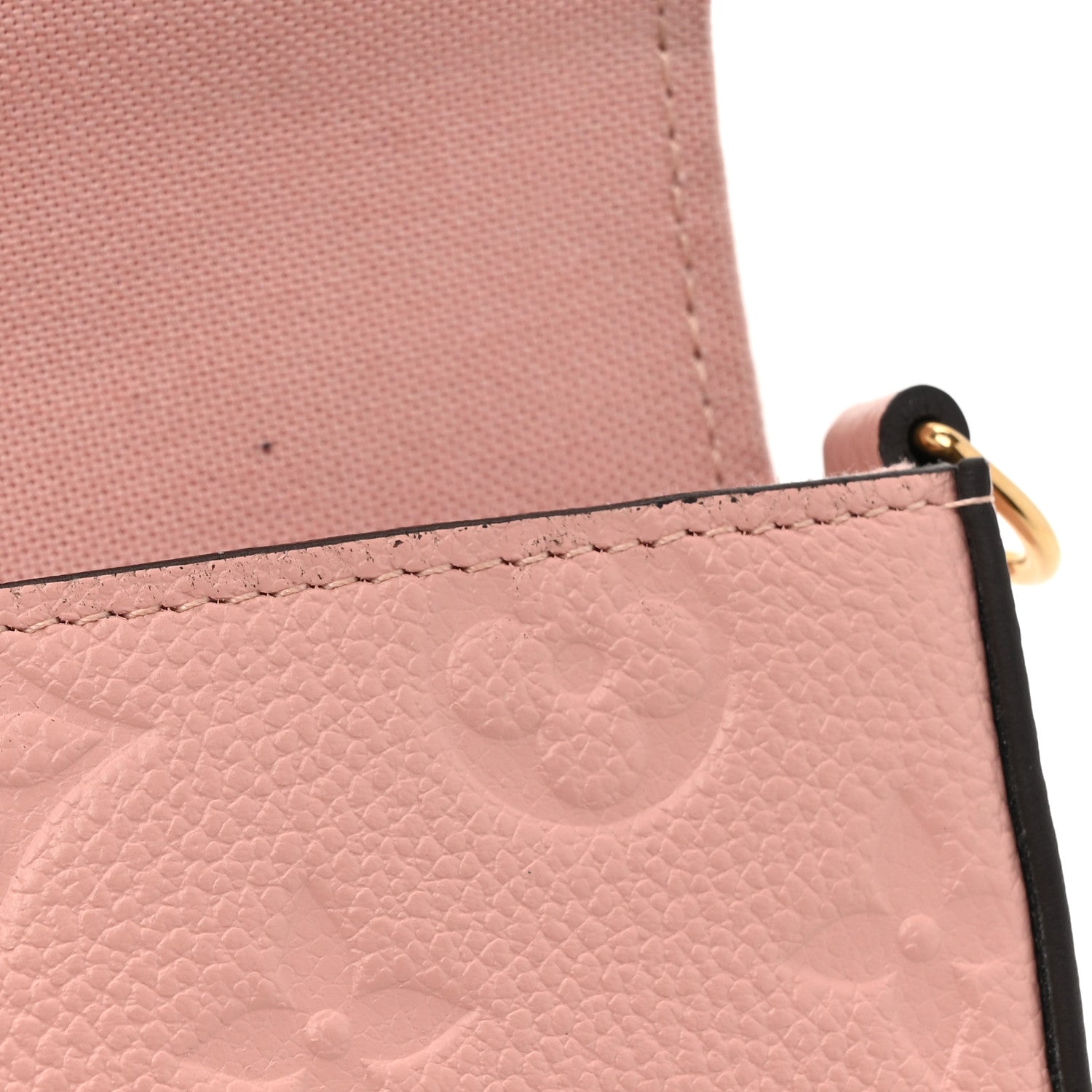 Louis Vuitton Empreinte Pochette Felicie Chain Wallet Rose Poudre 15 of 15