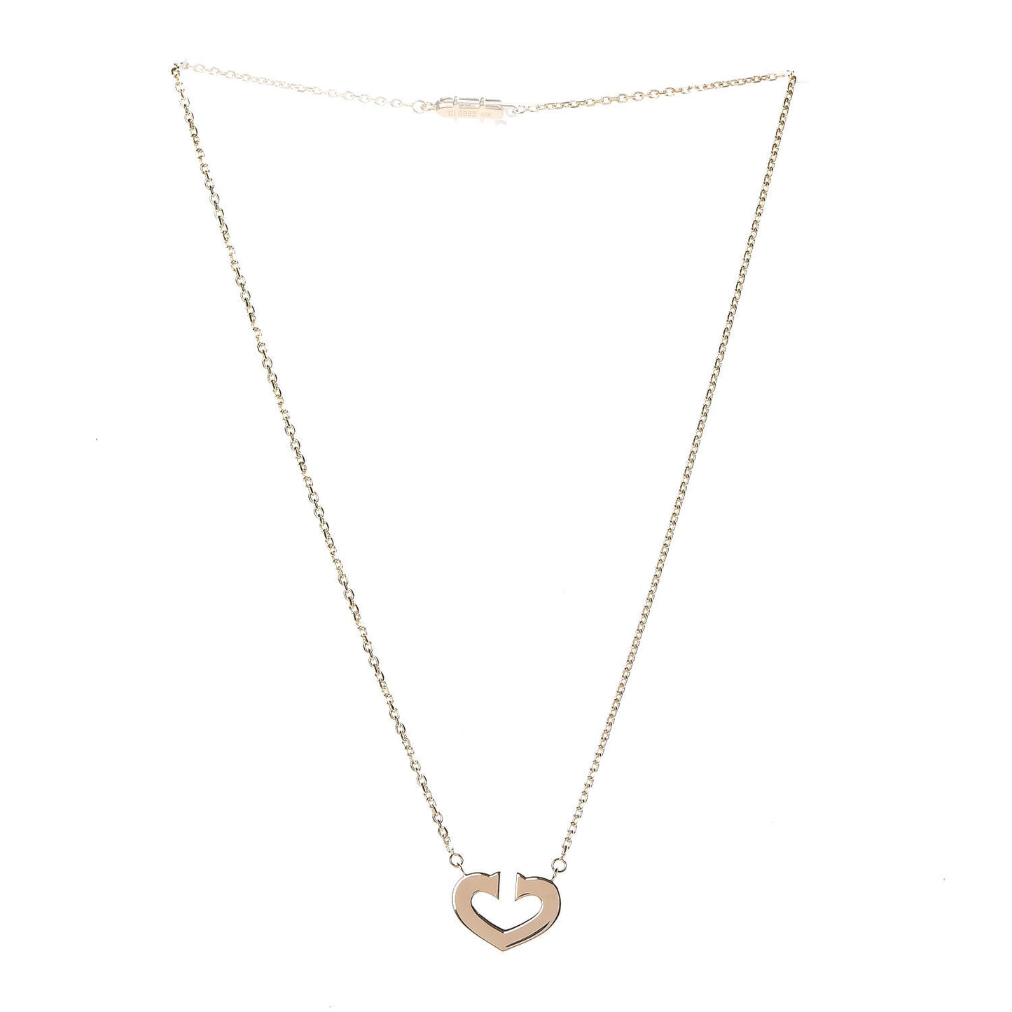 18K Yellow Gold Medium Hearts and Symbols Necklace