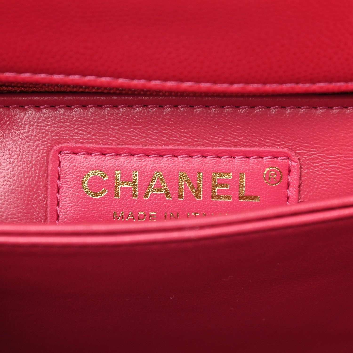 Chanel Caviar Quilted Mini Coco Handle Flap Dark Pink 6 of 9