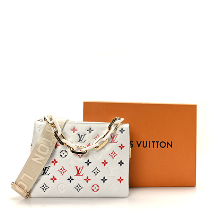 Louis Vuitton Lambskin Embossed Monogram LV H32 PM White 9 of 9