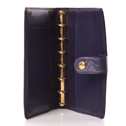 Louis Vuitton Vernis Small Ring Agenda Cover Indigo 5 of 7