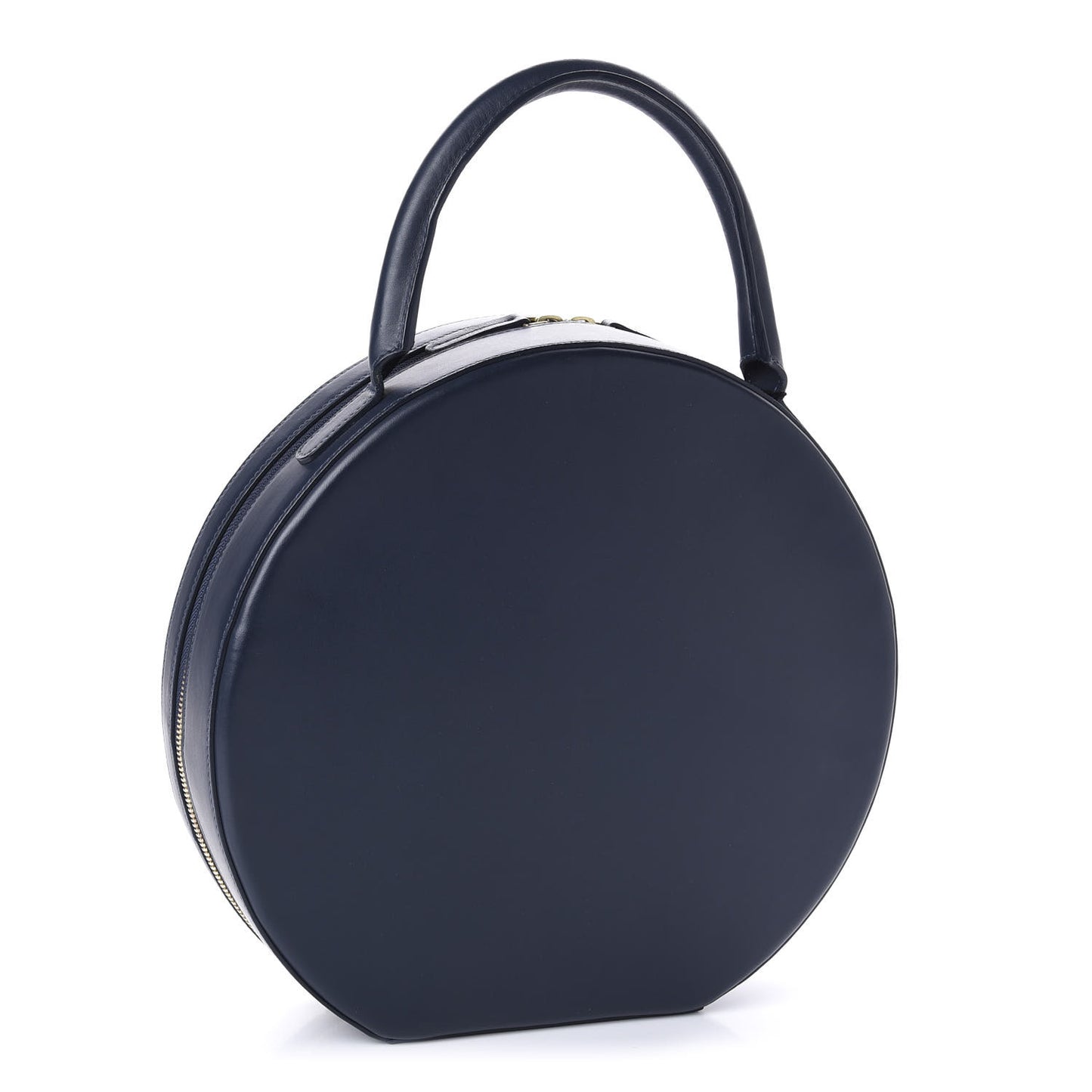 Calfskin Circle Bag Navy