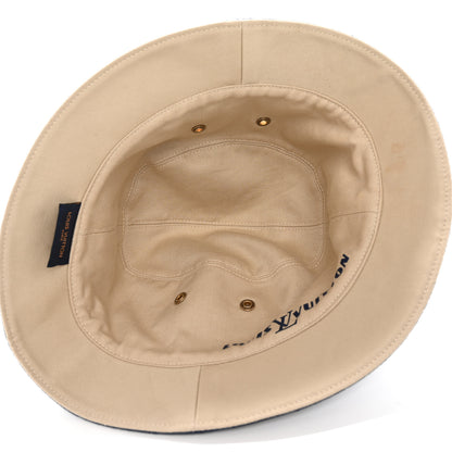 Louis Vuitton Monogram Denim Reversible Bucket Hat M Blue 6 of 8