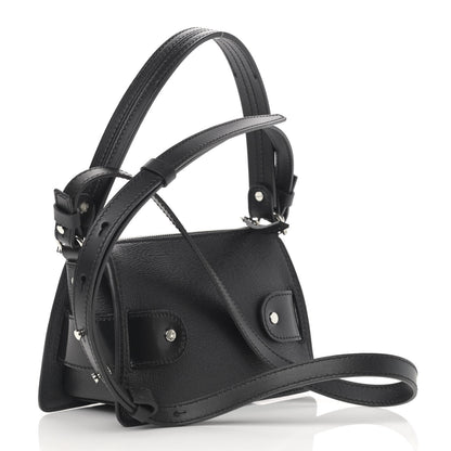 Proenza Schouler Embossed Grained Calfskin Buckle Box Bag Black 3 of 11