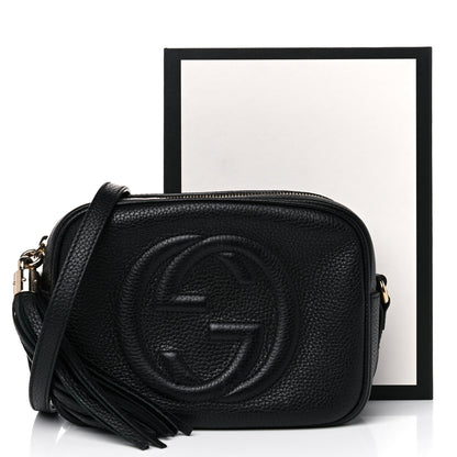 Gucci Pebbled Calfskin Small Soho Disco Bag Black 11 of 11