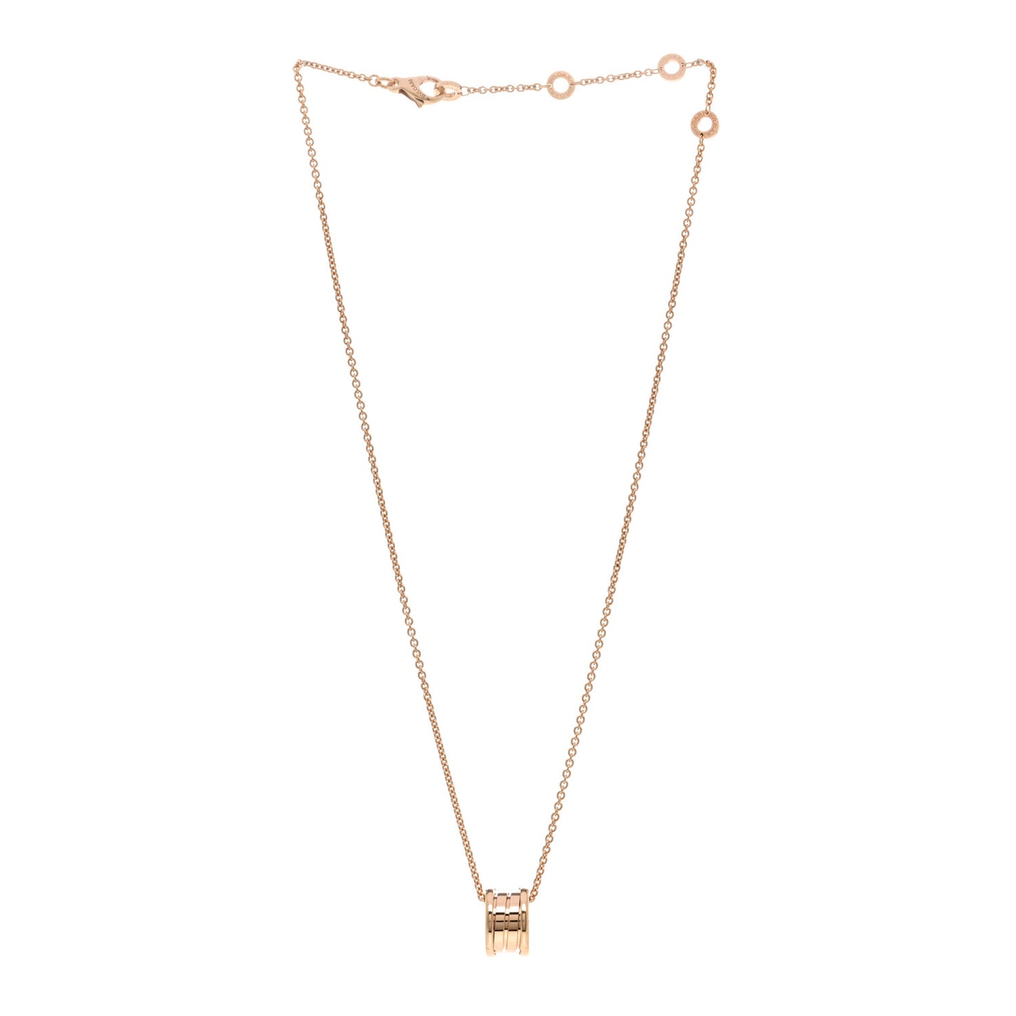 18K Rose Gold B.Zero1 Pendant Necklace