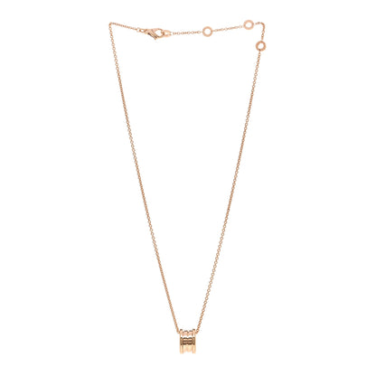 Bulgari 18K Rose Gold B.Zero1 Pendant Necklace 3 of 5