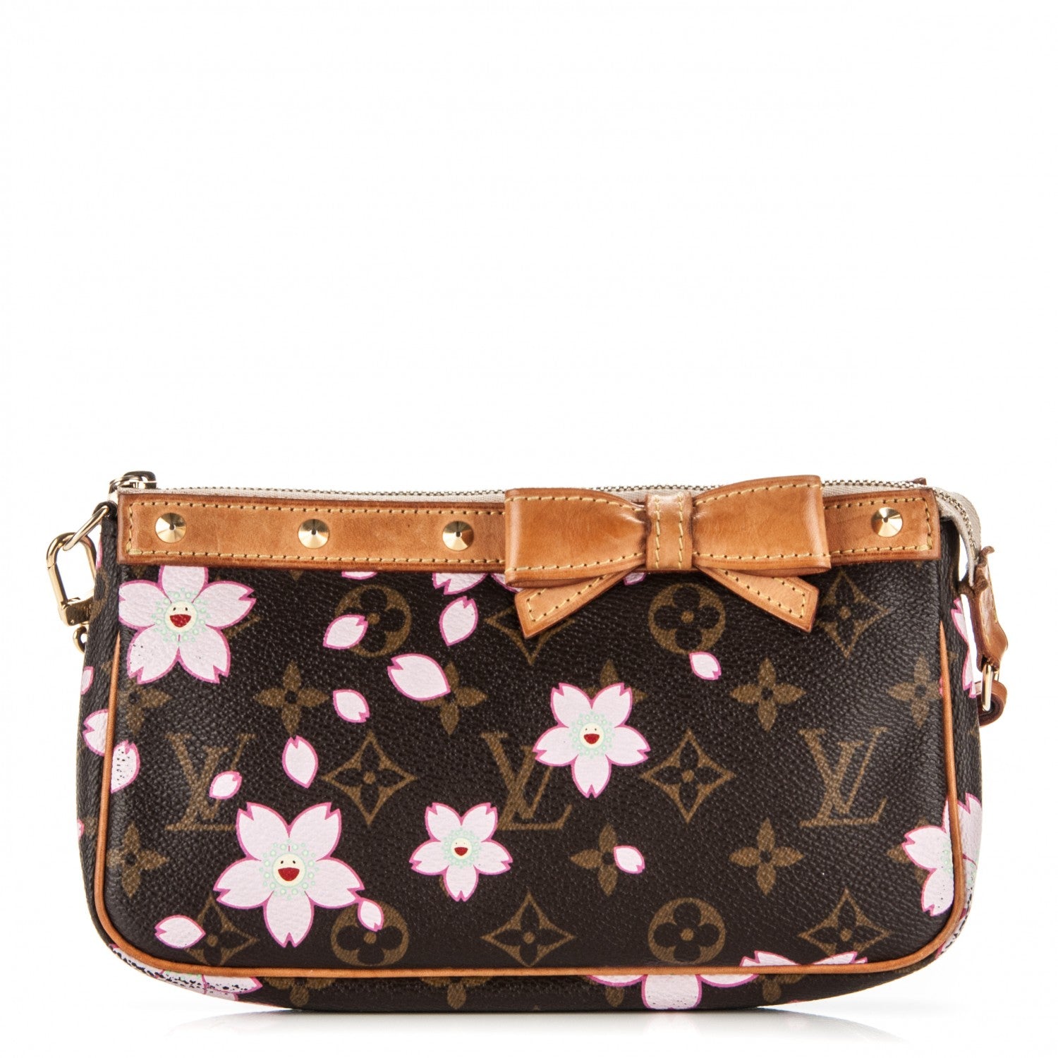 Louis Vuitton Monogram Cherry Blossom Pochette Accessories Brown 1 of 7