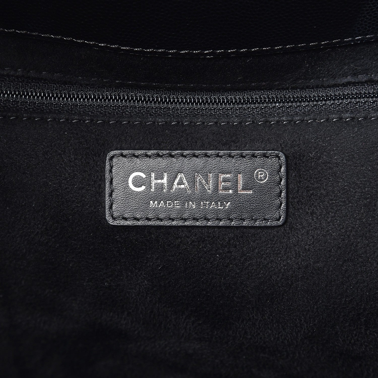 Chanel Caviar Small Studded Deauville Tote Black 6 of 8