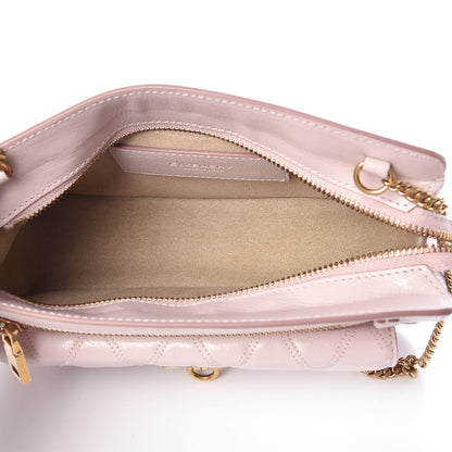 Givenchy Goatskin Diamond Quilted Pocket Crossbody Pale Pink 5 of 12