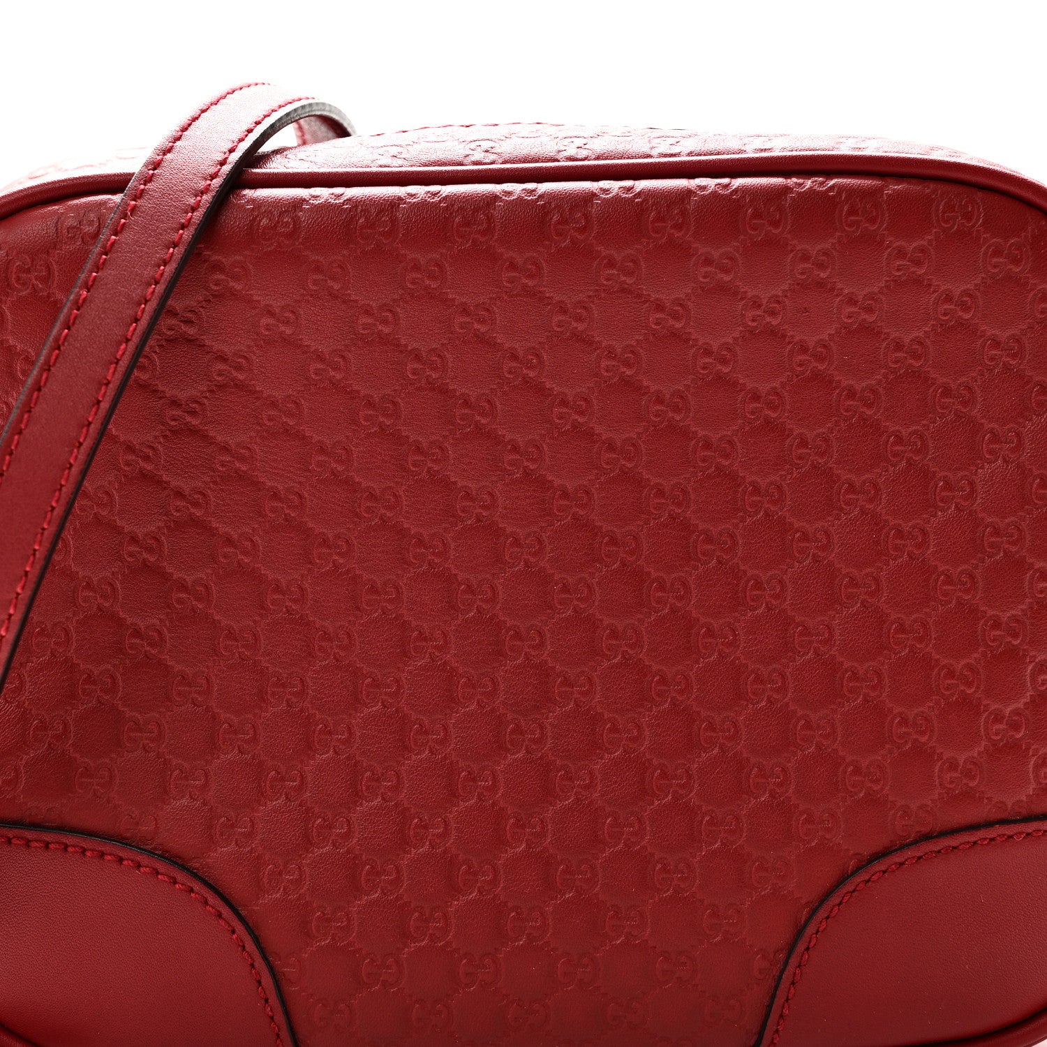 Gucci Microguccissima Mini Bree Messenger Bag Red 8 of 11