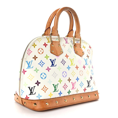 Louis Vuitton Monogram Multicolor Alma White 3 of 12