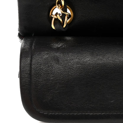 Chanel Lambskin Quilted Small Double Flap Black 13 of 16