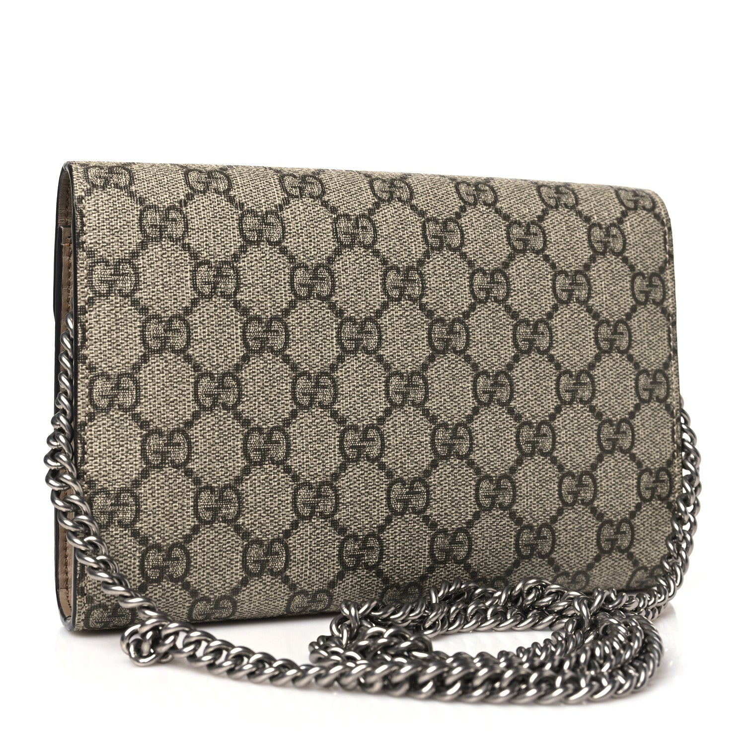 Gucci GG Supreme Monogram Mini Dionysus Chain Wallet 3 of 10