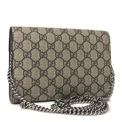 Gucci GG Supreme Monogram Mini Dionysus Chain Wallet 3 of 10