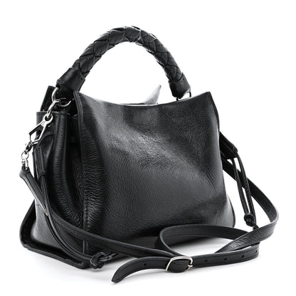 Mulberry Shiny Calfskin Small Iris Tote Black 3 of 13